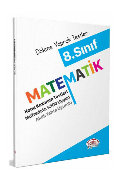 Editör Yayınları 8.Sınıf Matematik Dökme Yaprak Testler