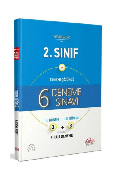 Editör Yayınları 2.Sınıf Tamamı Çözümlü 6 Deneme Sınavı