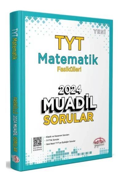 Editör Yayınları 2024 TYT Matematik Fasikülleri Muadil Sorular