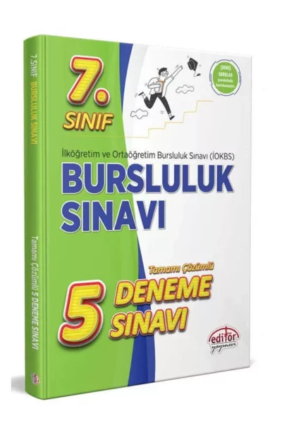 Editör Yayınları 2024 7.Sınıf Bursluluk Sınavı Çözümlü 5 Deneme