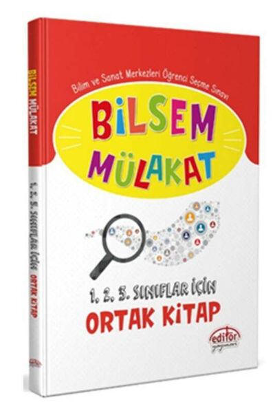 Editör Yayınları Bilsem Mülakat 1. 2. 3. Sınıflar İçin Ortak Kitap