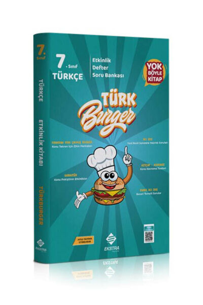 Ekstra Yayınları 7.Sınıf Türkburger Türkçe Soru Bankası