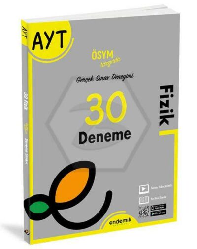 Endemik Yayınları 2022 AYT Fizik 30 Deneme Sınavı