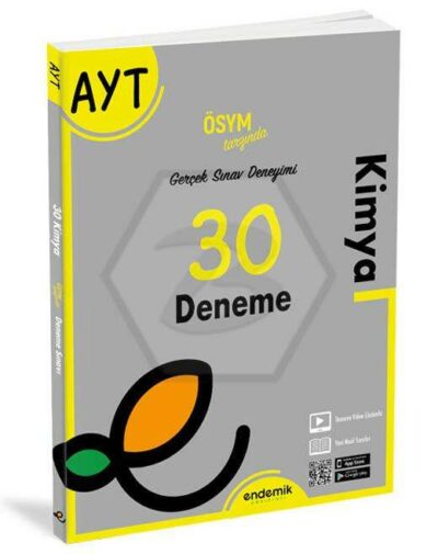 Endemik Yayınları 2022 AYT Kimya 30 Deneme Sınavı