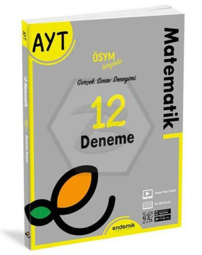 Endemik Yayınları 2022 AYT Matematik 12 Deneme Sınavı