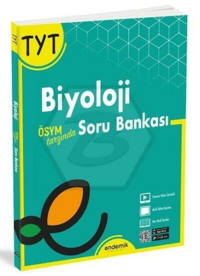 Endemik Yayınları 2022 TYT Biyoloji Soru Bankası