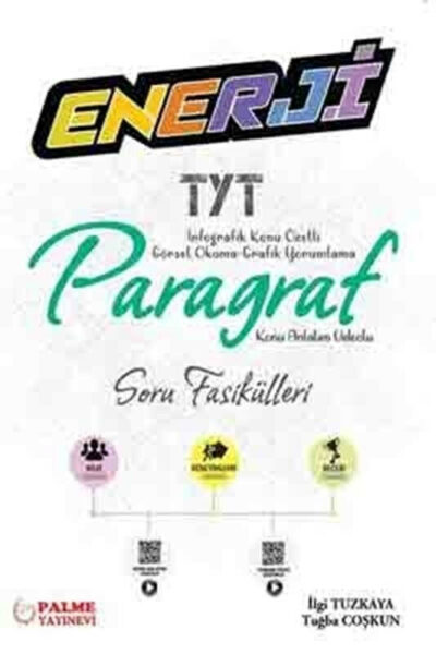 Palme Yayınevi Enerji TYT Paragraf Konu Anlatım Videolu Soru Fasikülleri