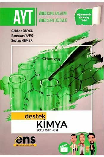ENS Yayıncılık AYT Kimya Destek Soru Bankası