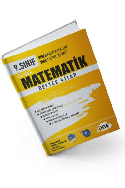 ENS Yayıncılık 2024 9.Sınıf Matematik Defter Kitap