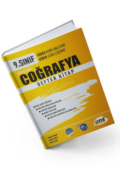 ENS Yayıncılık 2024 9.Sınıf Coğrafya Defter Kitap