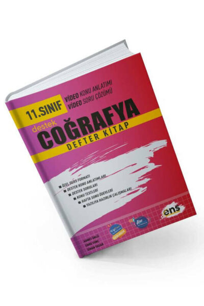ENS Yayıncılık 2025 11.Sınıf Coğrafya Defter Kitap