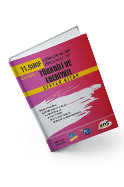 ENS Yayıncılık 2025 11.Sınıf Türk Dili ve Edebiyatı Defter Kitap