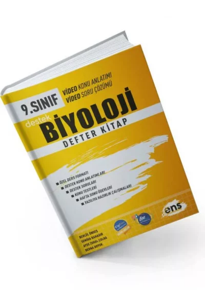 ENS Yayınları 9.Sınıf Biyoloji Defter Kitap