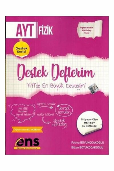 ENS Yayıncılık 2025 AYT Fizik Destek Defterim