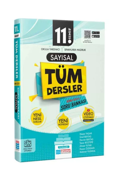Evrensel İletişim Yayınları 11.Sınıf Tüm Dersler Sayısal Konu Özetli Soru Bankası