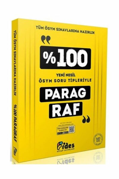 Fides Yayınları %100 ÖSYM Soru Tipleriyle Paragraf