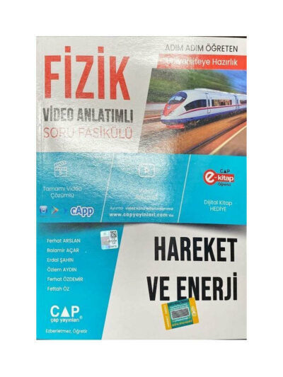 Çap Yayınları Fizik Hareket ve Enerji Konu Anlatımlı Soru Bankası