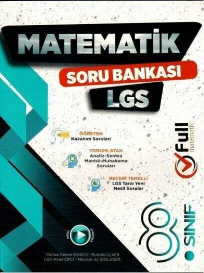 Full Matematik Yayınları 8. Sınıf LGS Matematik Soru Bankası