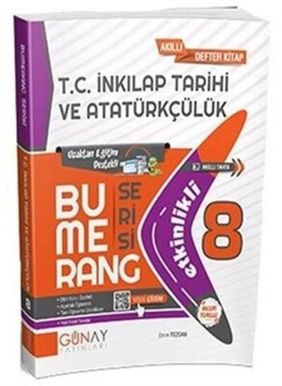 Günay Yayınları 8. Sınıf Bumerang Etkinlikli T.C. İnkılap Tarihi Ve Atatürkçülük