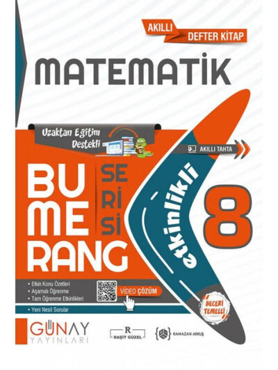 Günay Yayınları 8. Sınıf Bumerang Etkinlikli Matematik