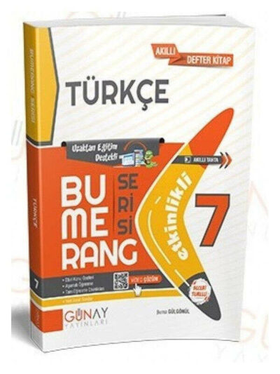 Günay Yayınları 7.Sınıf Bumerang Etkinlikli Türkçe
