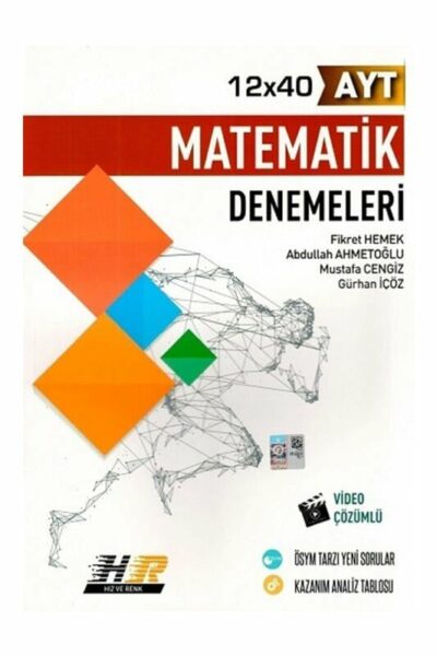 Hız ve Renk AYT Matematik Kondisyon 12 x 40 Deneme