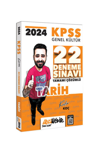 HocaWebde Yayınları 2024 KPSS Genel Kültür Tarih Tamamı Çözümlü 22 Deneme Sınavı