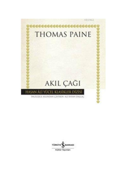 İş Bankası Kültür Yayınları Akıl Çağı