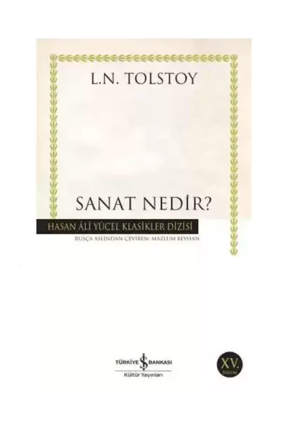 İş Bankası Kültür Yayınları Sanat Nedir?
