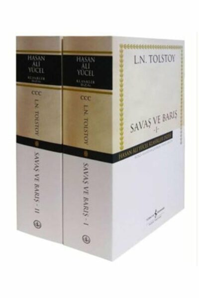 İş Bankası Kültür Yayınları Savaş ve Barış 2 Cilt Hasan Ali Yücel Klasikleri