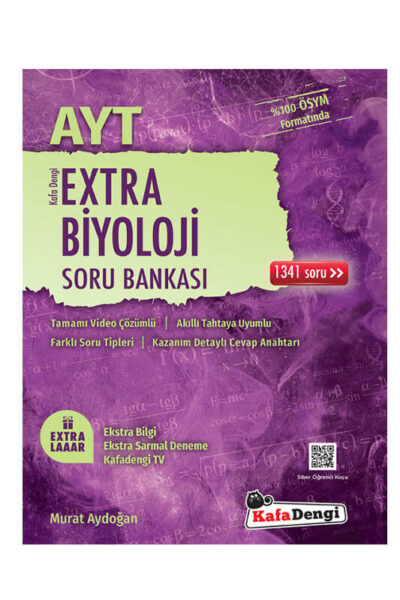 KafaDengi Yayınları 2024 AYT Biyoloji Extra Soru Bankası