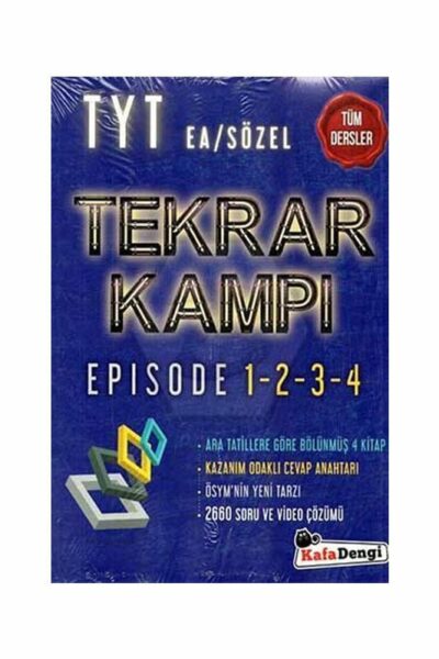 Kafa Dengi Yayınları TYT Tüm Dersler Sözel Eşit Ağırlık Tekrar Kampı
