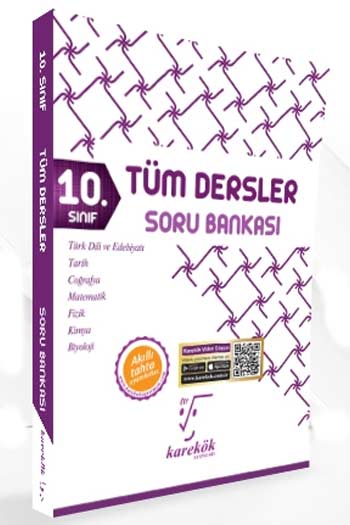 Karekök Yayınları 10. Sınıf Tüm Dersler Soru Bankası