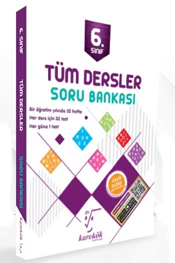 Karekök Yayınları 6. Sınıf Tüm Dersler Soru Bankası