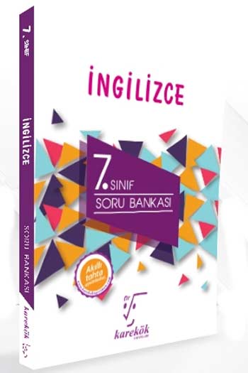 Karekök Yayınları 7. Sınıf İngilizce Soru Bankası