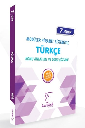 Karekök Yayınları 7. Sınıf Türkçe Konu Anlatımı ve Soru Çözümü