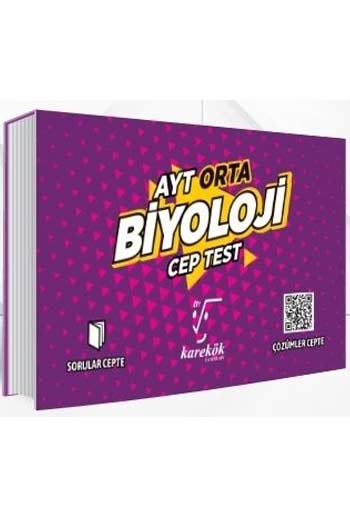 Karekök Yayınları AYT Biyoloji Orta Cep Test