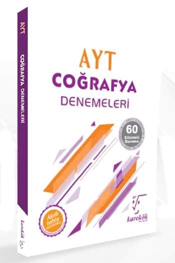Karekök Yayınları AYT Coğrafya Çözümlü 60 Deneme