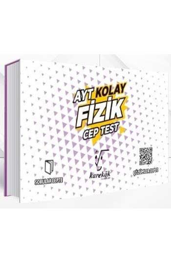 Karekök Yayınları AYT Fizik Kolay Cep Test