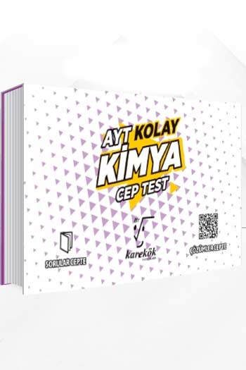 Karekök Yayınları AYT Kimya Kolay Cep Test
