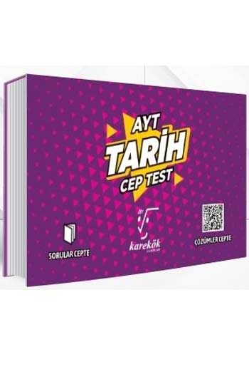 Karekök Yayınları AYT Tarih Cep Test