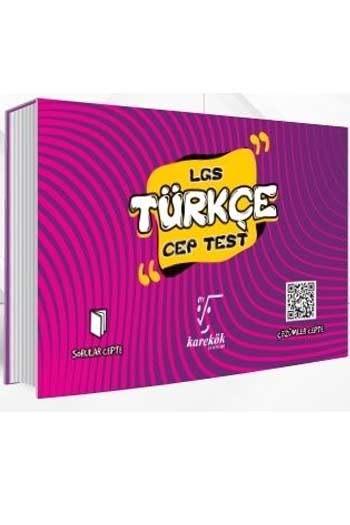 Karekök Yayınları 8. Sınıf LGS Türkçe Cep Test