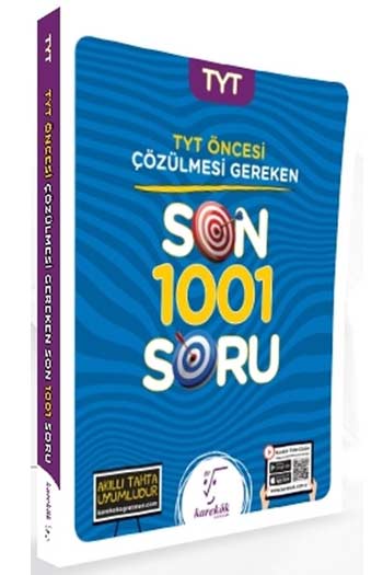 Karekök Yayınları TYT'den Önce Çözülmesi Gereken Son 1001 Soru