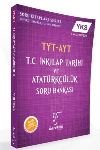 Karekök Yayınları TYT AYT T.C. İnkilap Tarihi ve Atatürkçülük Soru Bankası