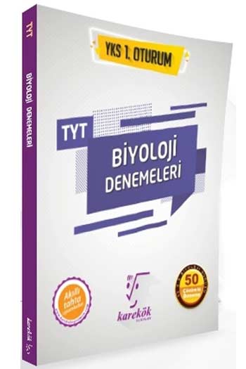Karekök Yayınları TYT Biyoloji 50 Çözümlü Deneme