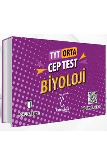 Karekök Yayınları TYT Biyoloji Orta Cep Test