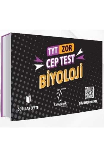 Karekök Yayınları TYT Biyoloji Zor Cep Test