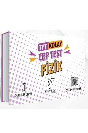 Karekök Yayınları TYT Fizik Kolay Cep Test