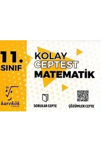 Karekök Yayınları 11. Sınıf Matematik Kolay Cep Test