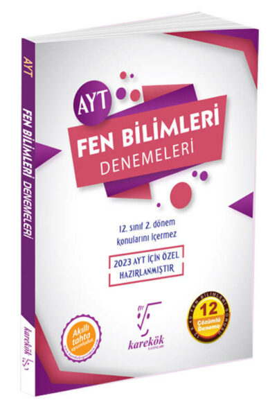 Karekök Yayınları 2023 AYT Fen Bilimleri Deneme